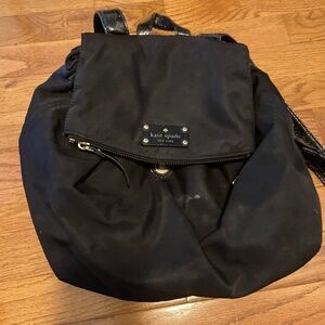 Vintage Kate Spade Mini Backpack Black